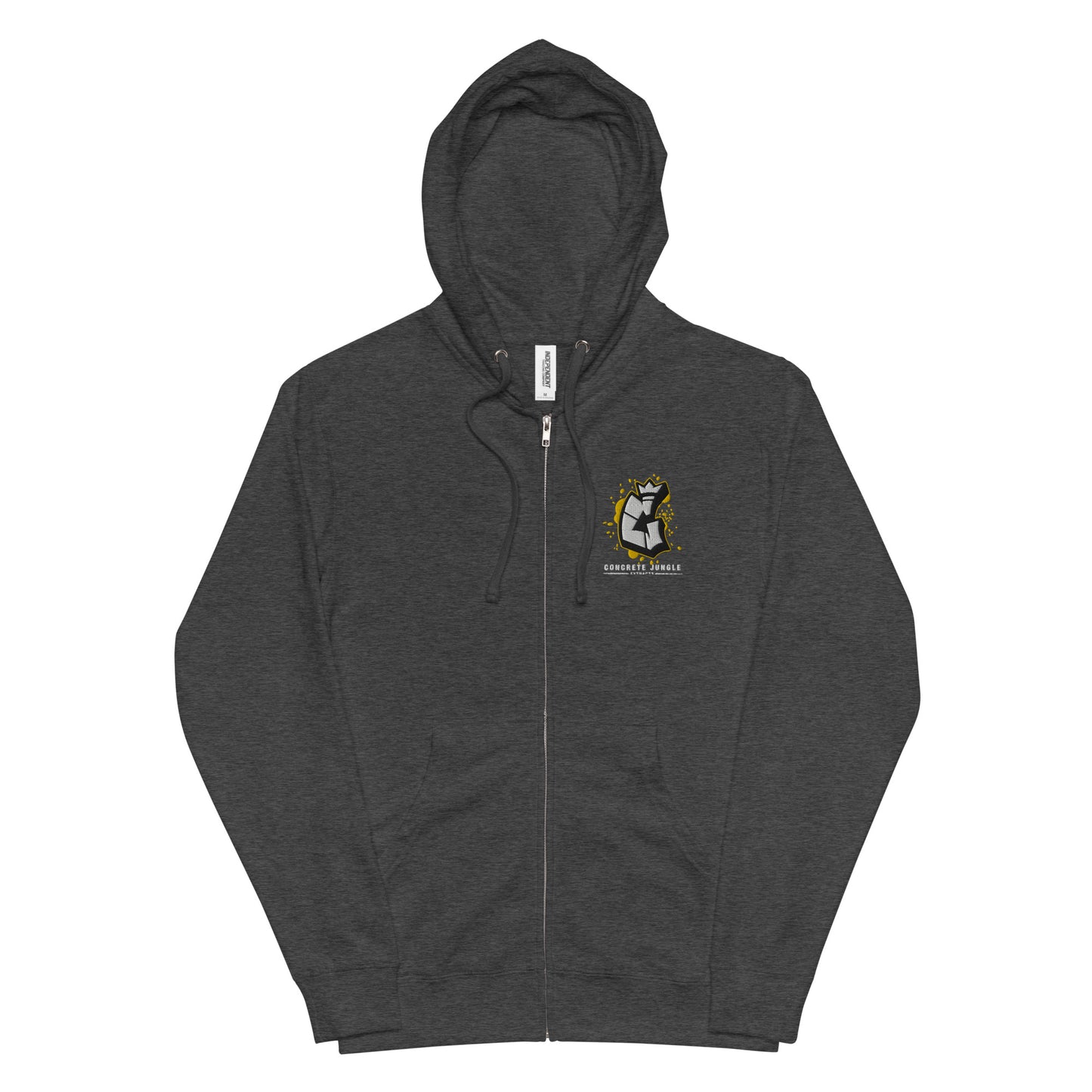 Concrete Jungle zip up hoodie