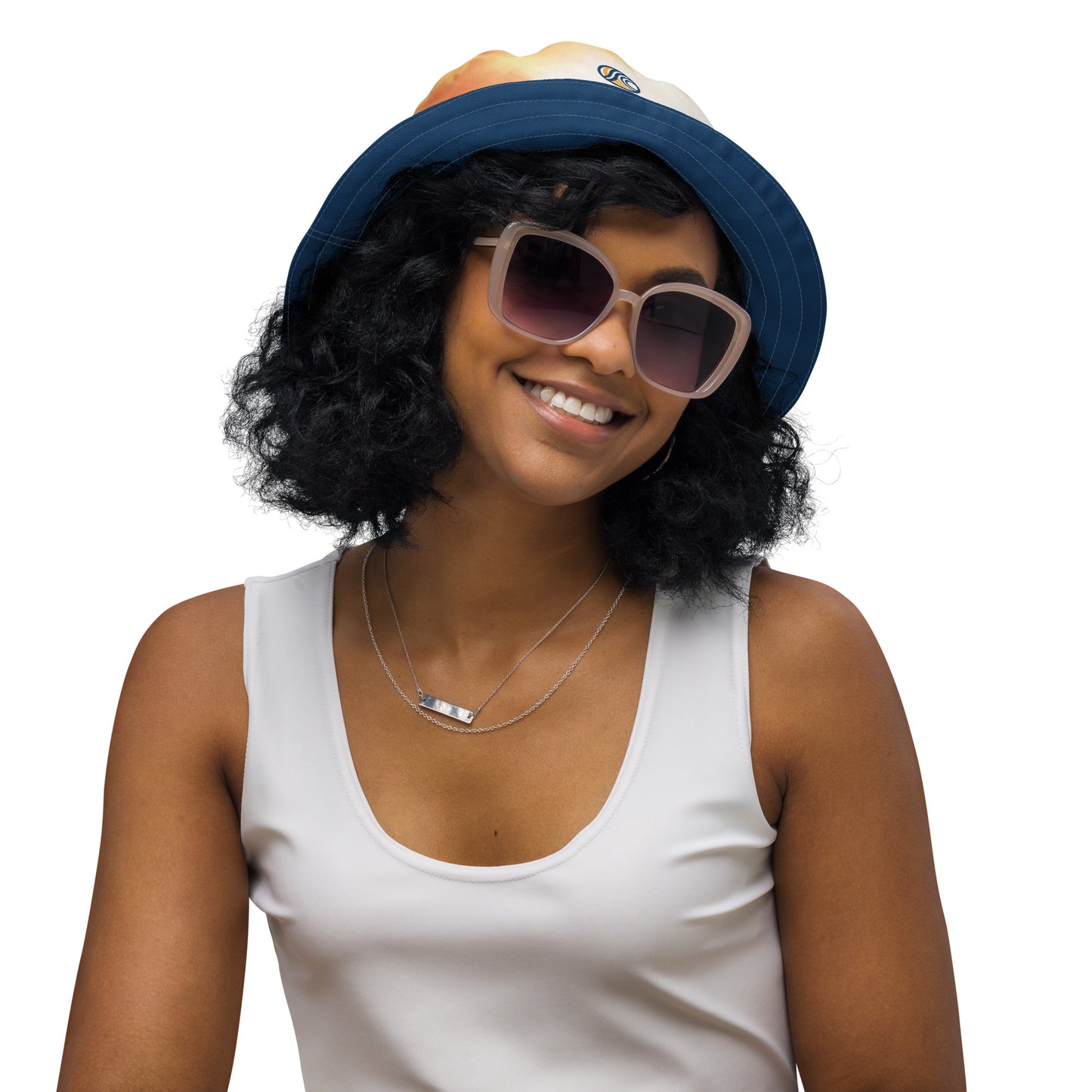 Sand Castle bucket hat - reversible