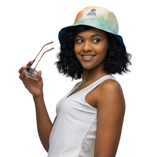 Sand Castle bucket hat - reversible